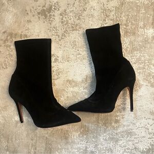 Schutz Black Suede Women's Boots